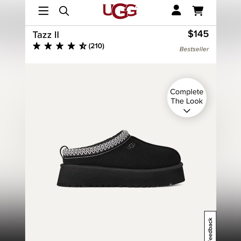 UGG Taz II Platform Slippers